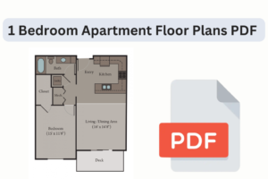 1 Bedroom Apartment Floor Plans PDF 