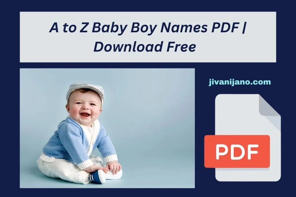 A to Z Baby Boy Names Hindu PDF