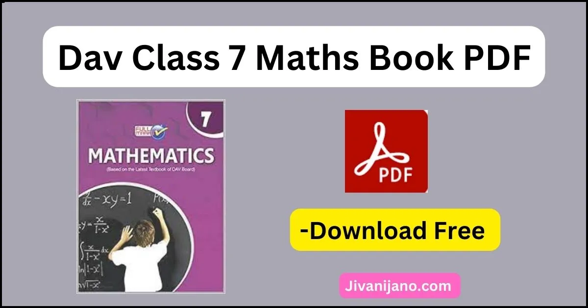 Dav Class 7 Maths Book PDF